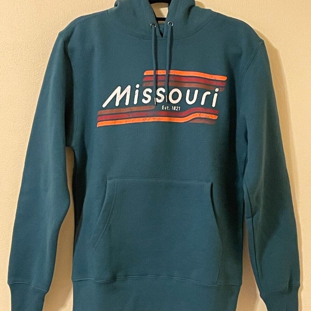 State of Mine Missouri Heavyweight Hooded Sweatshirt: Green - Size S (NWT)